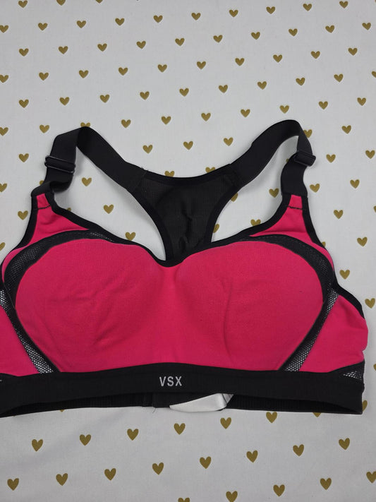 Victorias Secret Red VSX Sports Bra Supportive Tank Top 34B