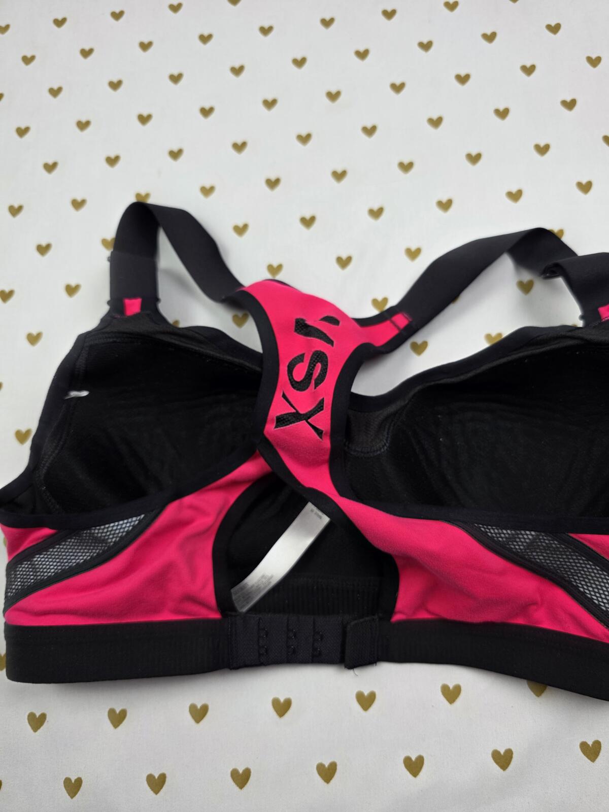 Victorias Secret Red VSX Sports Bra Supportive Tank Top 34B