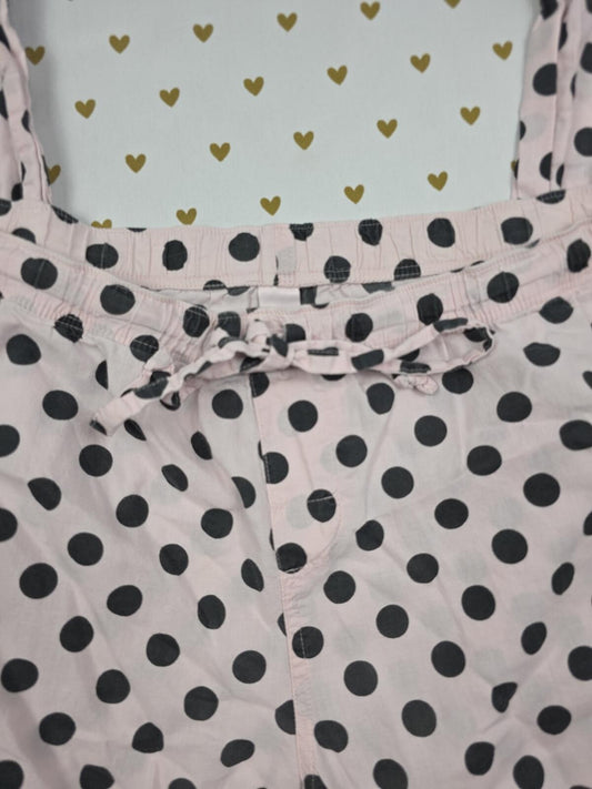 Victorias Secret Polka Dot PJ Pajama Pants Sleep Bottoms  XL LONG