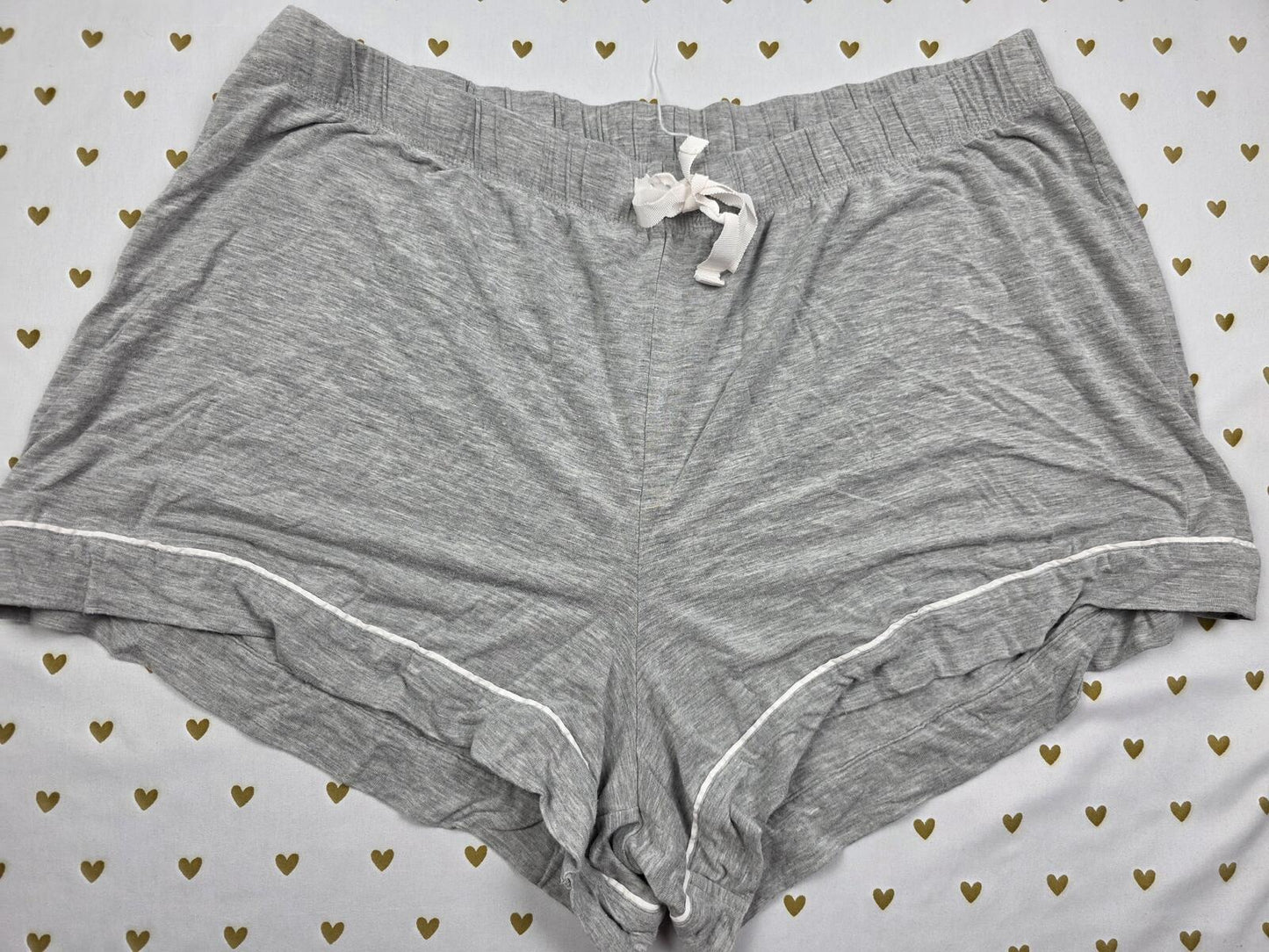 Victorias Secret Grey Super Soft Large Sleep Shorts Boxers Pajama Bottoms