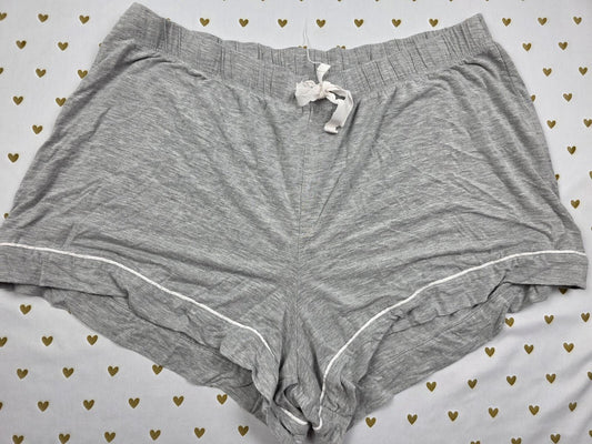 Victorias Secret Grey Super Soft Large Sleep Shorts Boxers Pajama Bottoms