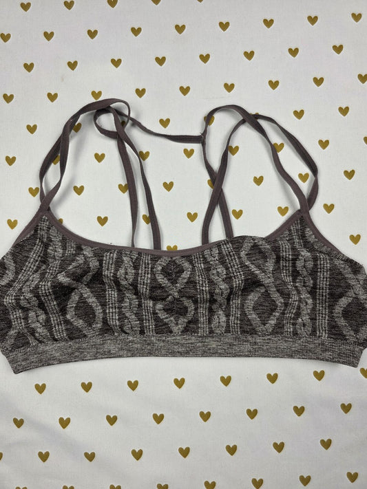 Victorias Secret  Stretch Comfy Bralette Bra Top Tank Medium Caged Strappy