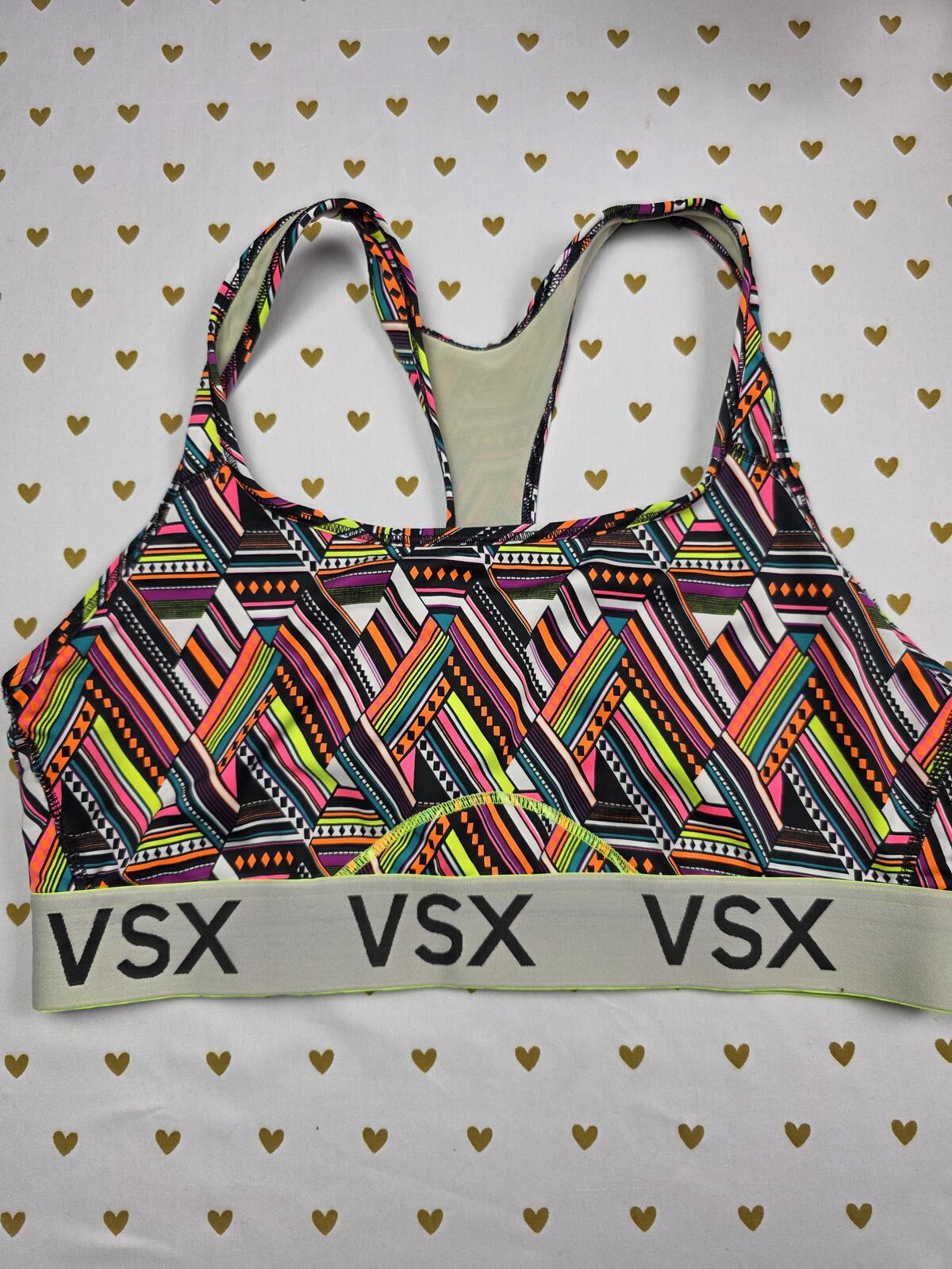 Victorias Secret VSX Sports Bra Active NEON XL Bralette Bra Top Tank