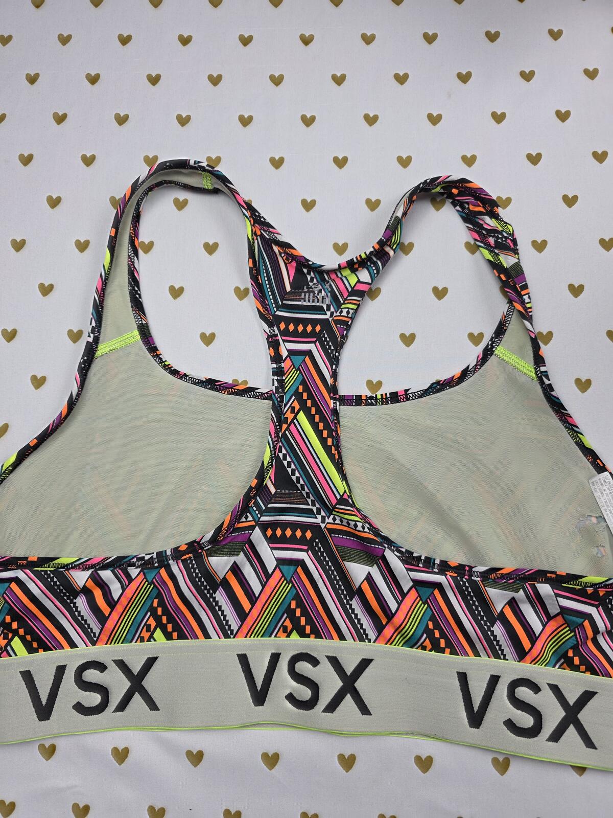 Victorias Secret VSX Sports Bra Active NEON XL Bralette Bra Top Tank