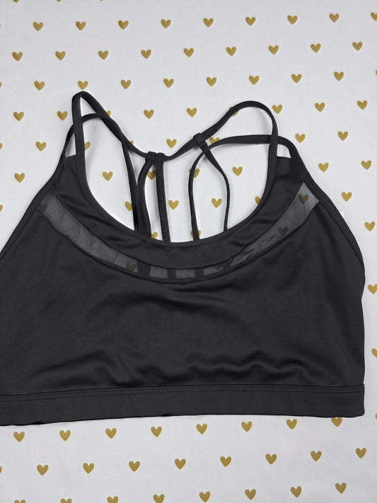 Victorias Secret SPORTS BRA Caged Strappy LARGE Bralette Bra Top Tank