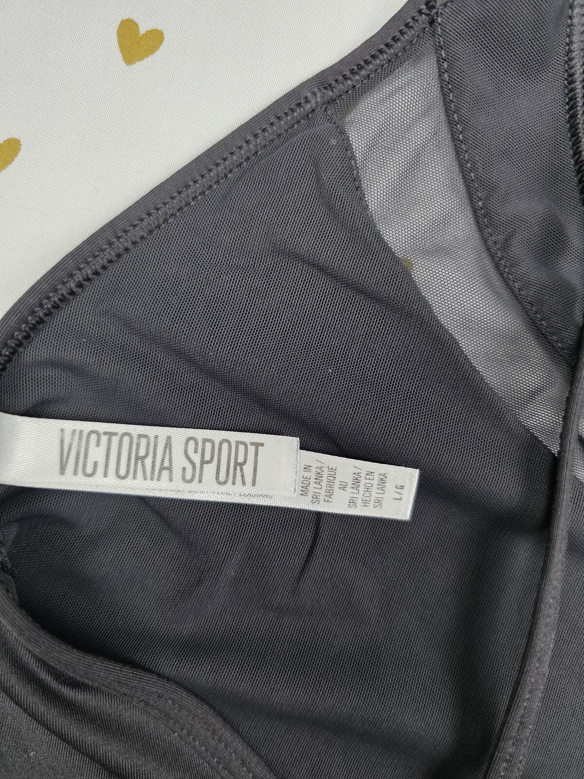 Victorias Secret SPORTS BRA Caged Strappy LARGE Bralette Bra Top Tank