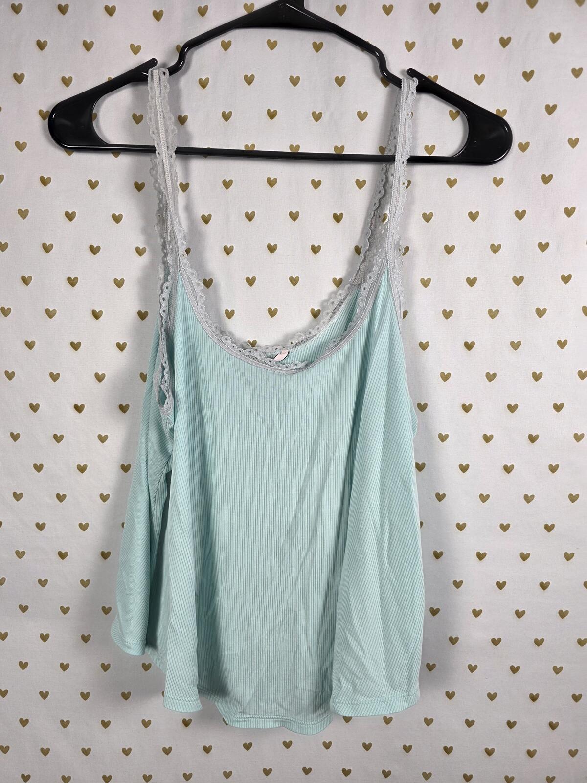 Victorias Secret Vintage Eyelet y2k Flowy Babydoll tank top SMALL