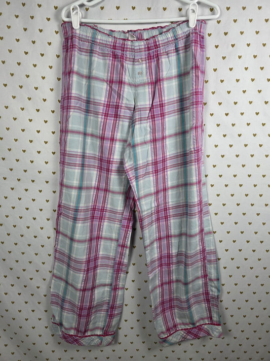 Victorias Secret Vintage y2k Plaid SMALL cotton Pajama Sleep Pants Bottoms