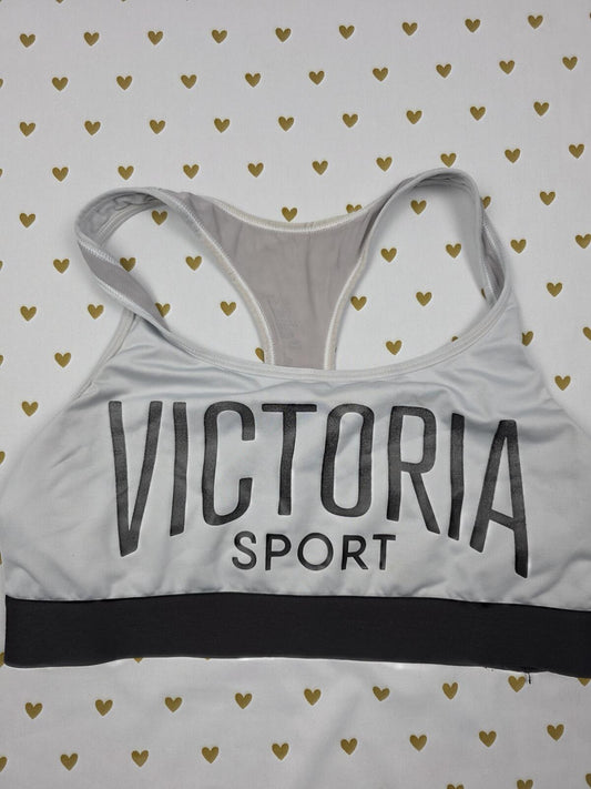 Victorias Secret SPORTS BRA Grey Large Bralette Bra Top Tank