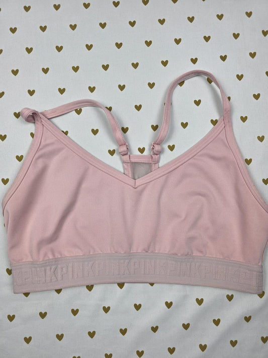 Victorias Secret Pink Adjustable sports bra LARGE Bralette Bra Top Tank