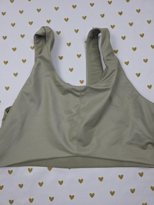 Victorias Secret Sports Bra GREEN Medium Bralette Bra Top Tank
