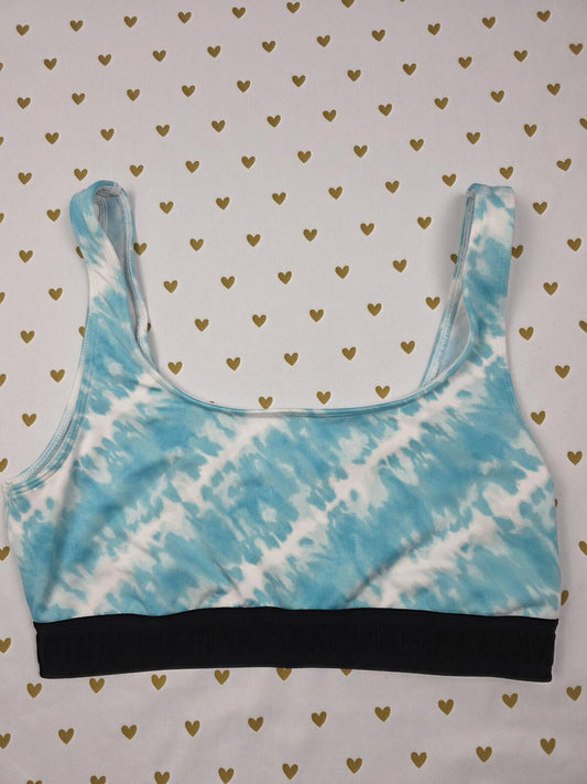 Victorias Secret Pink Active Tye Dye Sports bra Large Bralette Bra Top Tank