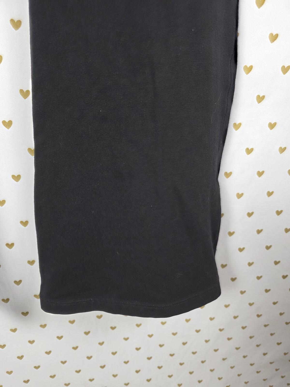 Victorias Secret PINK CHEETAH LEOPARD Foldover Yoga Pants Flared LARGE