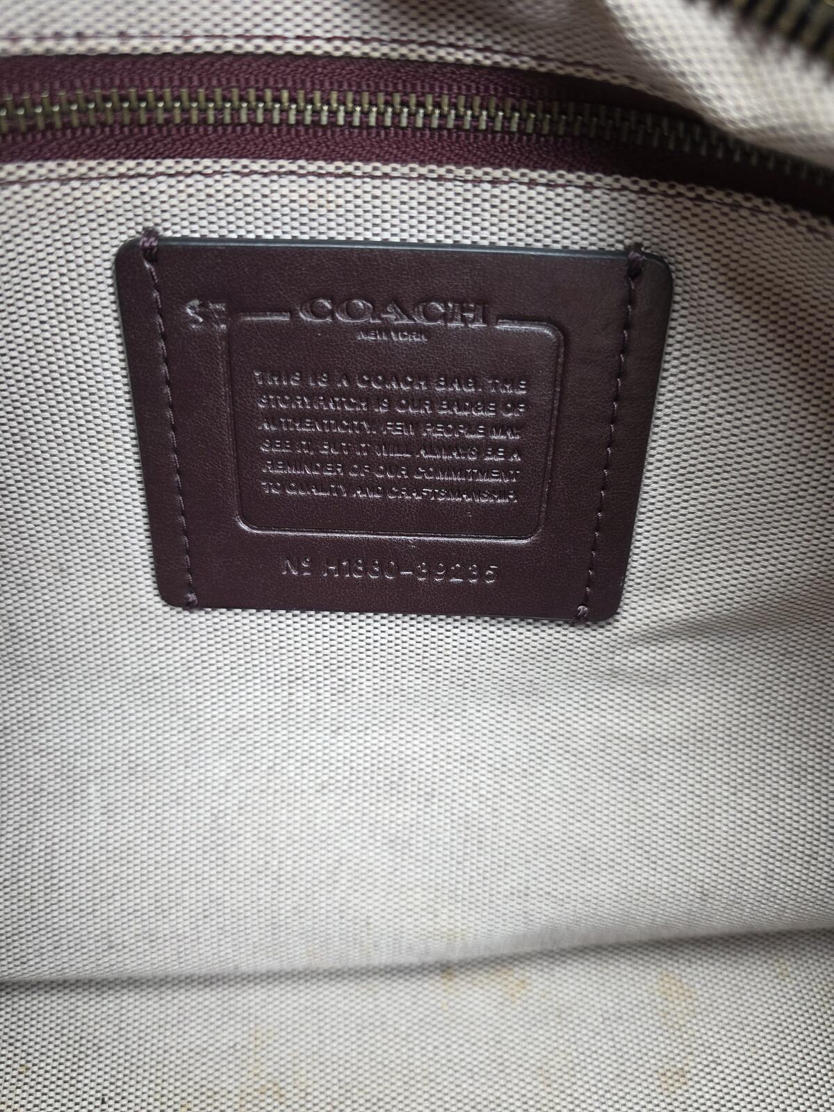 Coach 1941 Dreamer 36 Mixed Leather Blue Suede 39235 Whipstitch Black
