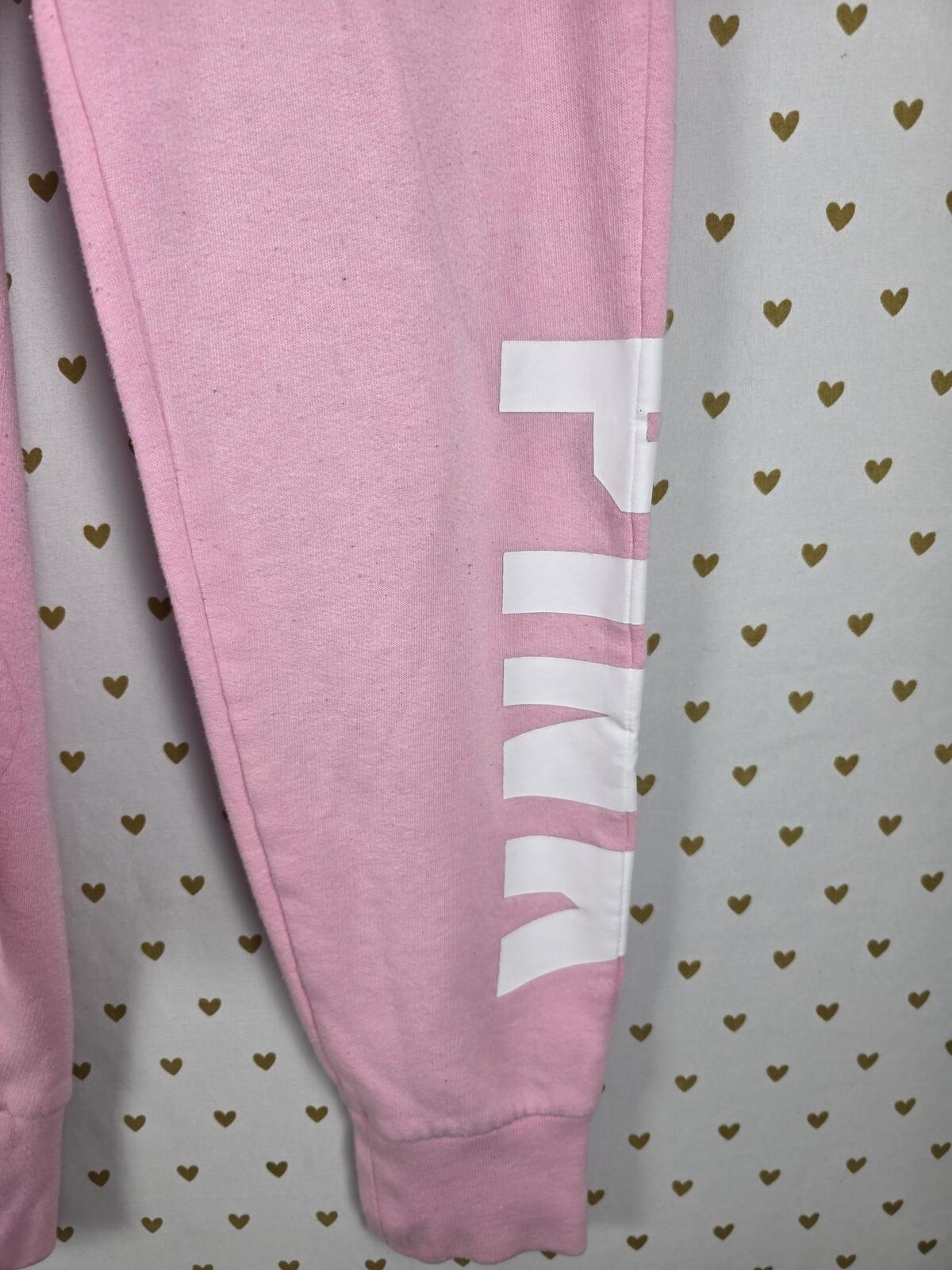 Victorias Secret Pink 2pc OUTFIT Set Hoodie Joggers Sweatpants XS