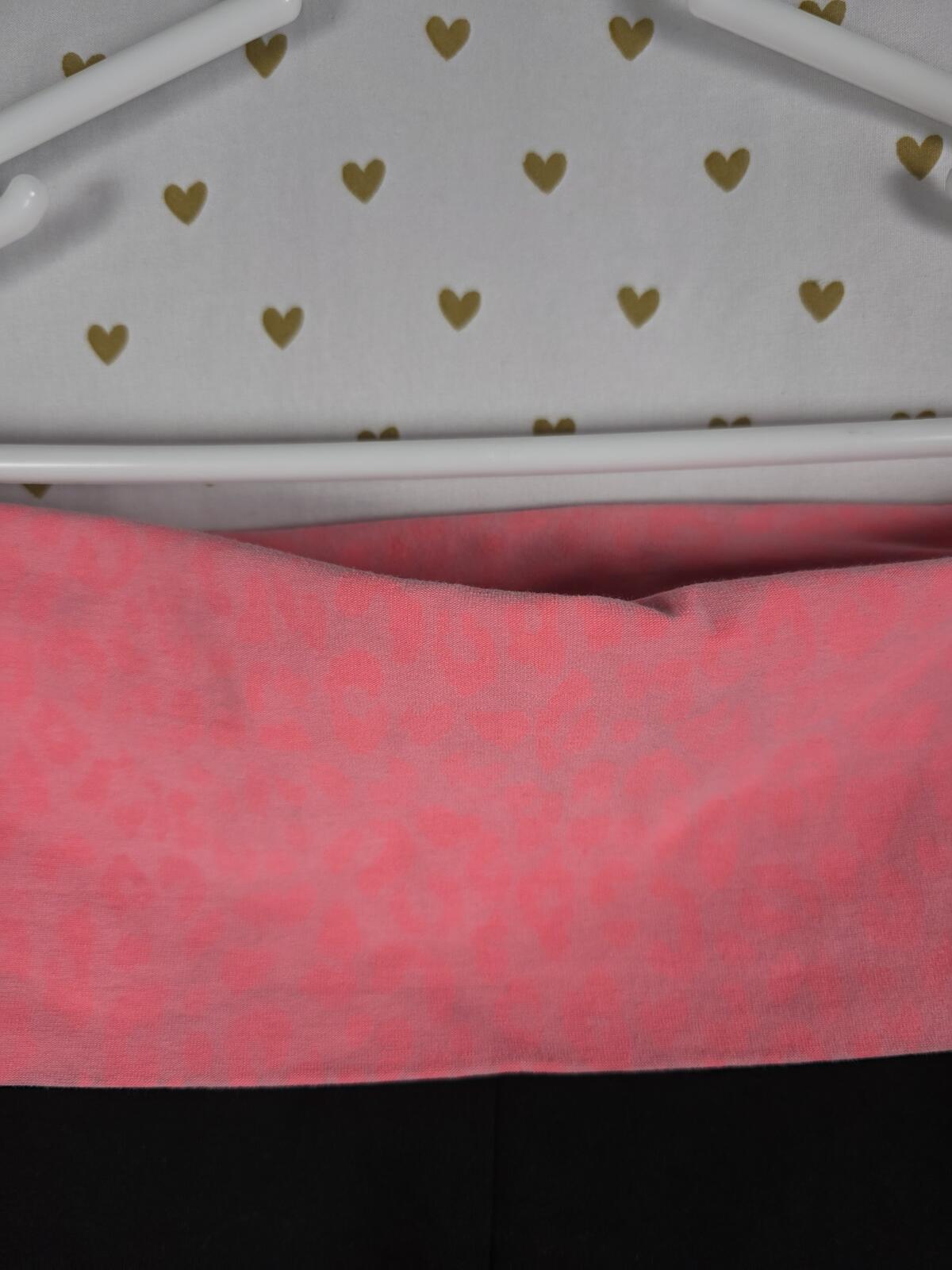 Victorias Secret PINK BLING Sequined FOLDOVER Yoga Shorts Booty Neon Cheetah MED