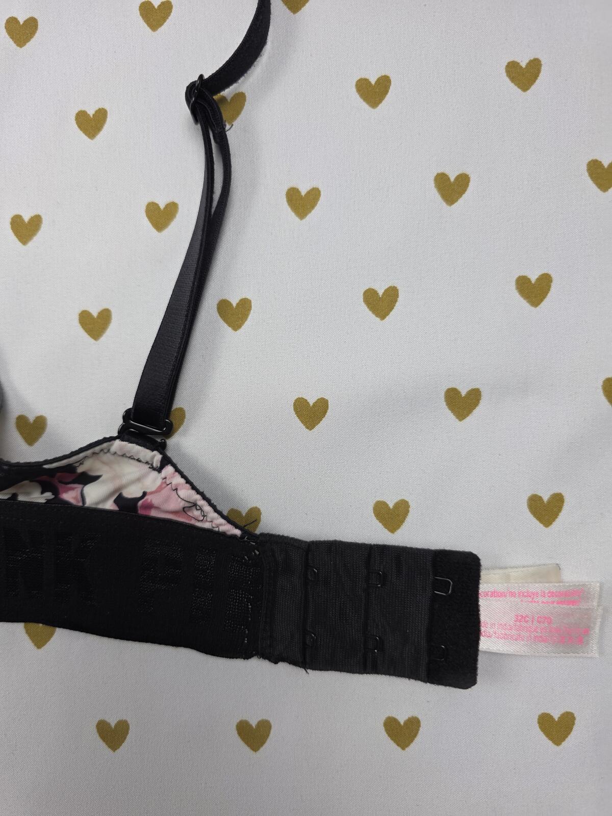 Victorias Secret PINK Floral wireless Wear Everywhere Bra 32C
