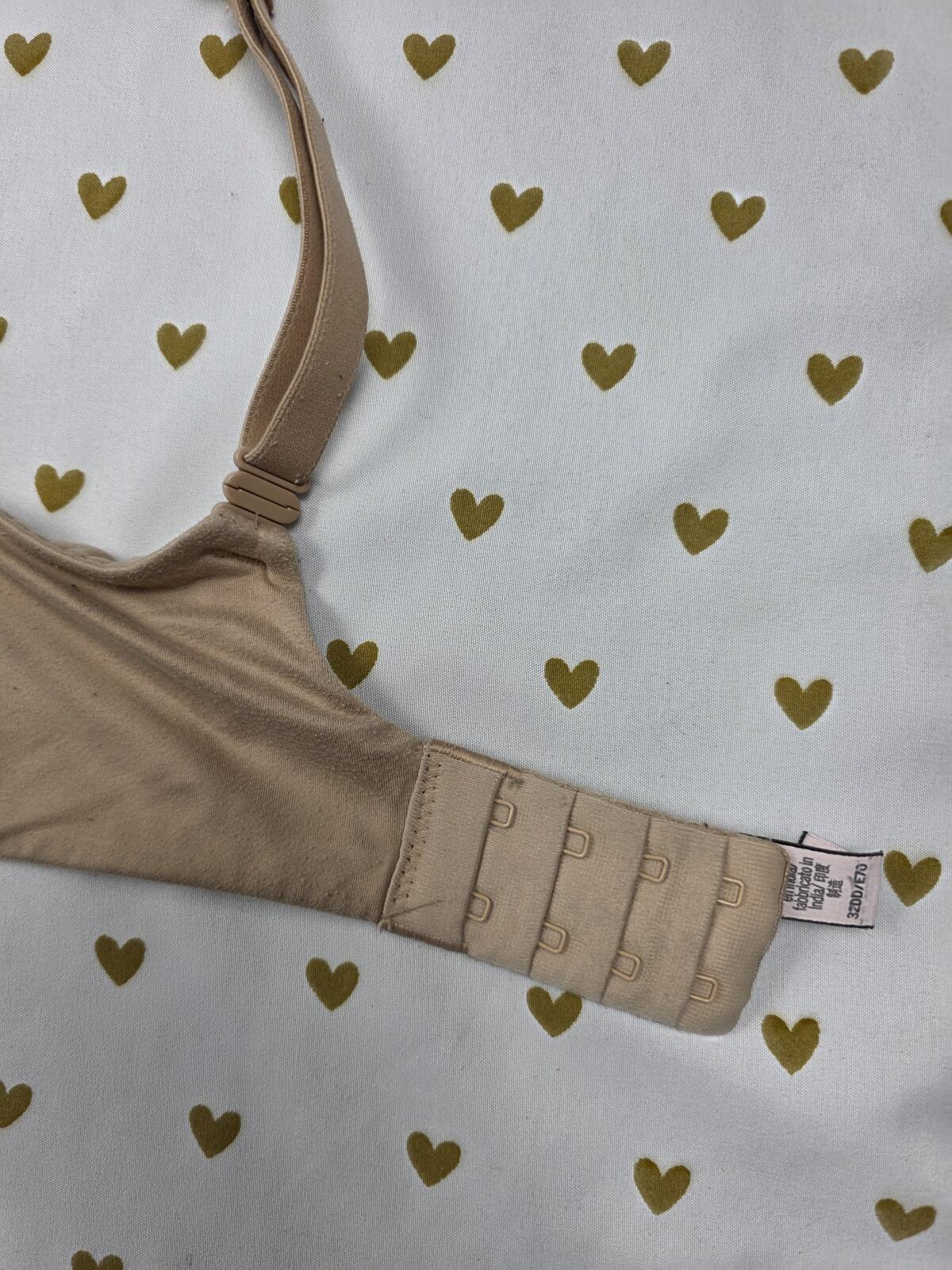 Victoria's Secret Beige Body By Victoria Lined Perfect Coverage bra 32DD