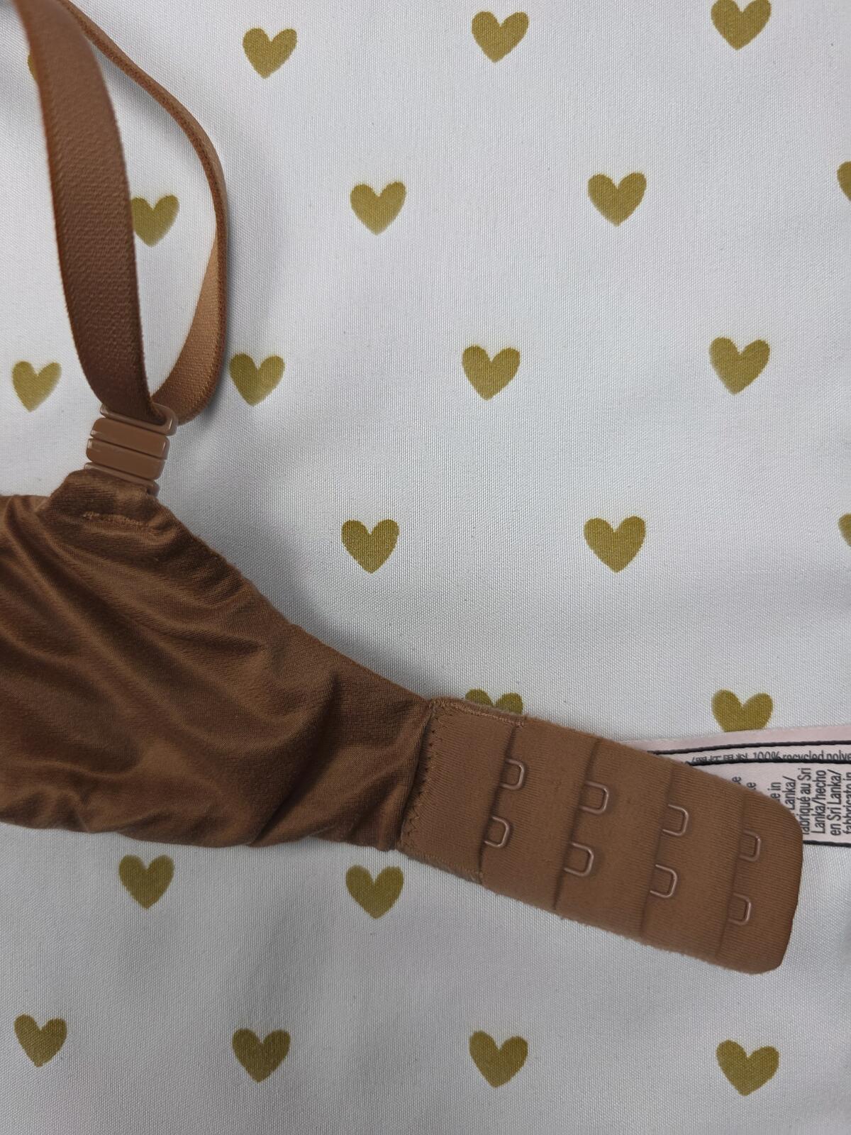 Victoria's Secret Brown Satin Body By victoria Perfect Coverage Bra 34C