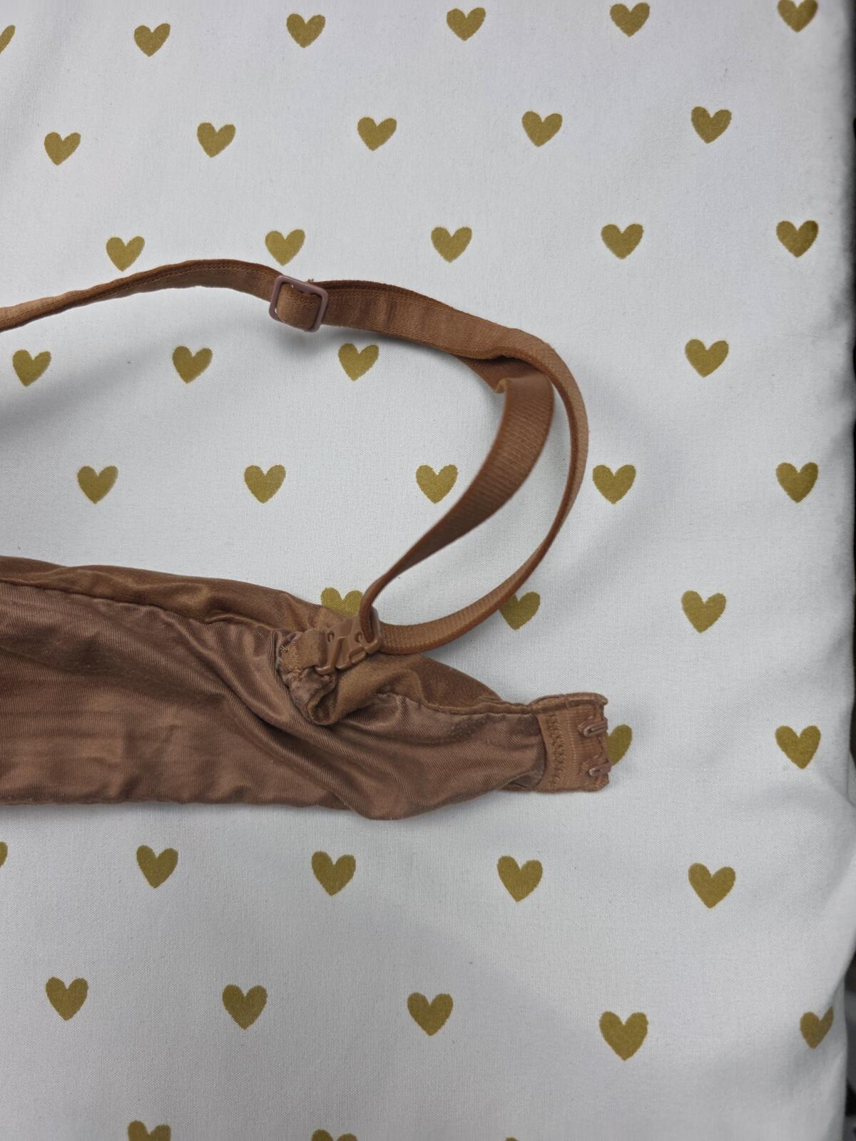 Victoria's Secret Brown Satin Body By victoria Perfect Coverage Bra 34C