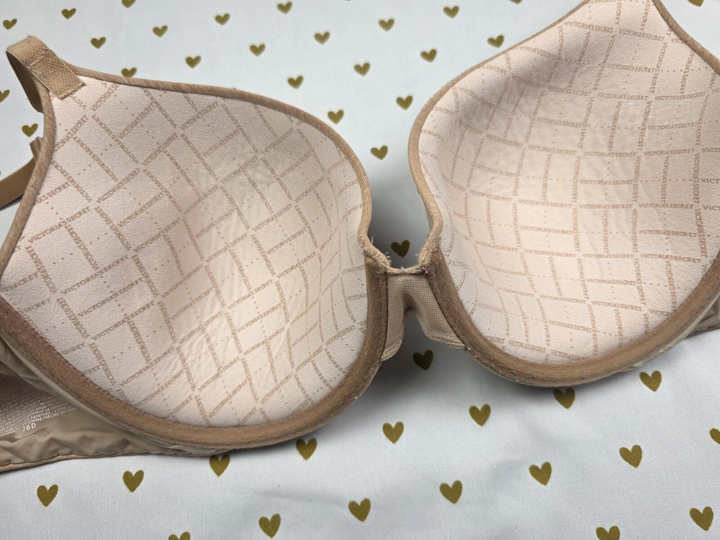 Victorias Secret Uplift Semi Demi Bra Beige 36D