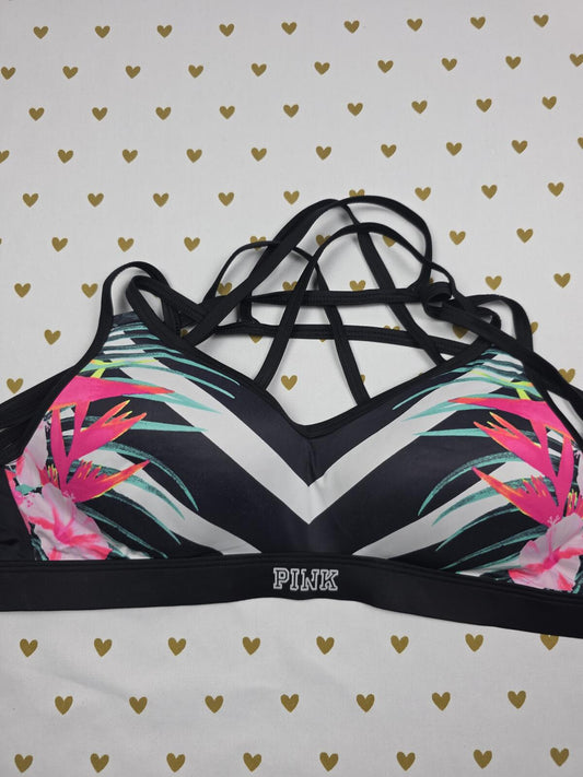 Victorias Secret PINK Ultimate Sports Bra Strappy Bralette SMALL