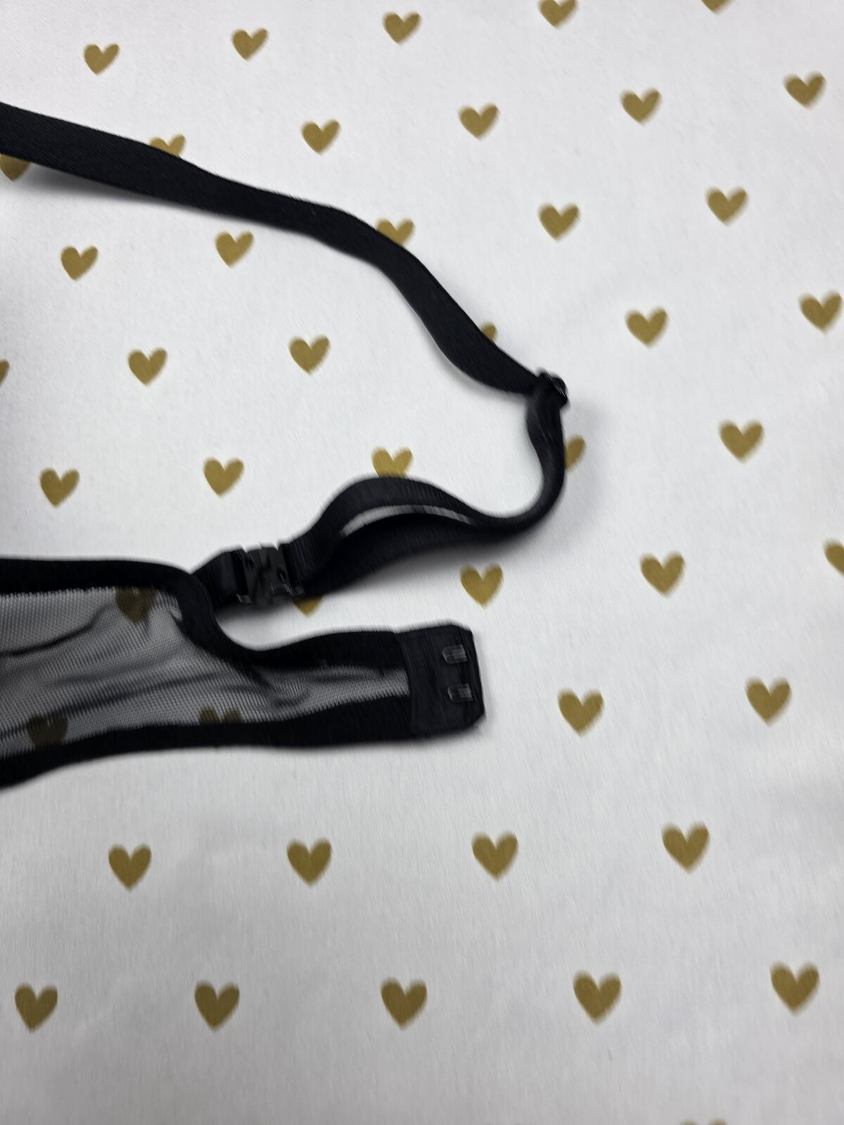 Victorias Secret Sheer Stars Lined Demi Balconette Bra 36D