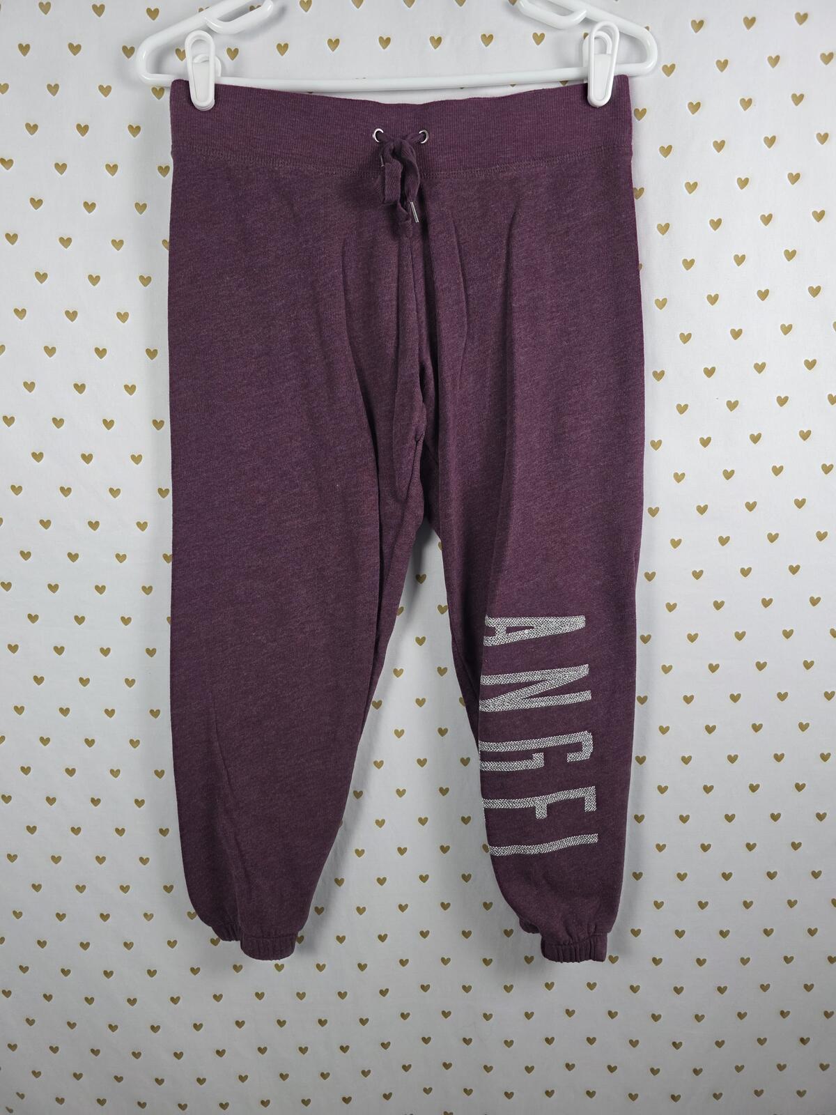 Victorias Secret ANGEL Bling Sequined Logo Tapered Joggers Sweatpants Sweats XS