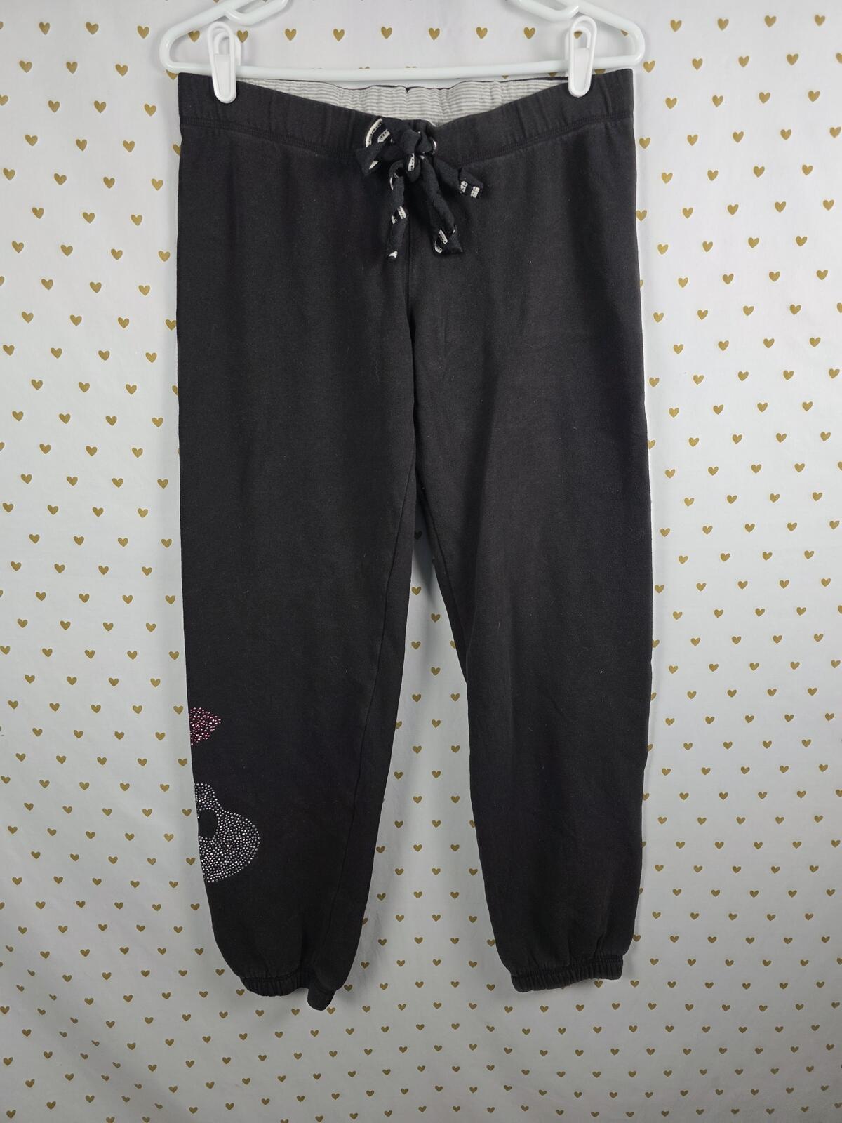 Victorias Secret PINK VINTAGE Rock & ROLL Bling Sweats Guitar SMALL Y2k HTF