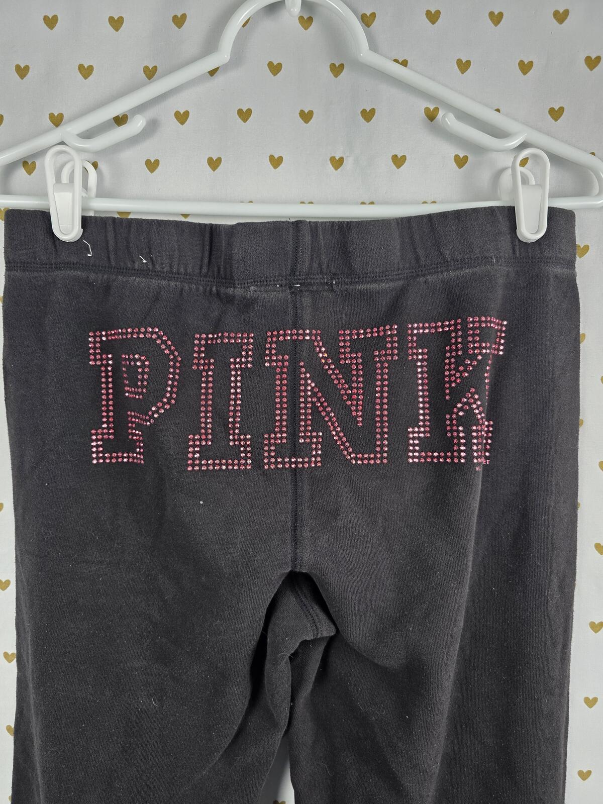 Victorias Secret PINK VINTAGE Rock & ROLL Bling Sweats Guitar SMALL Y2k HTF