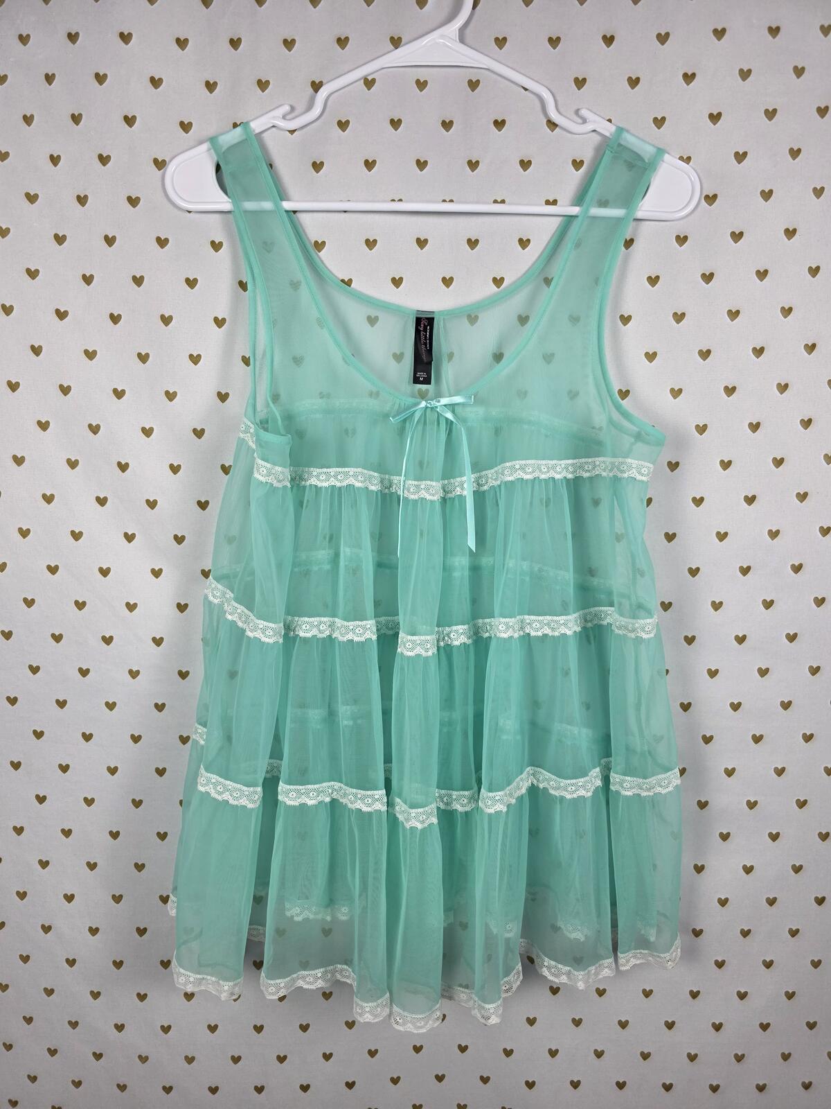 Victorias Secret SABRINA CARPENTER BABYDOLL Sexy Little Things Nightie Dress MED