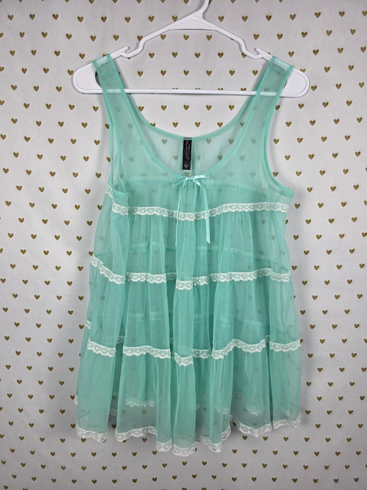 Victorias Secret SABRINA CARPENTER BABYDOLL Sexy Little Things Nightie Dress MED