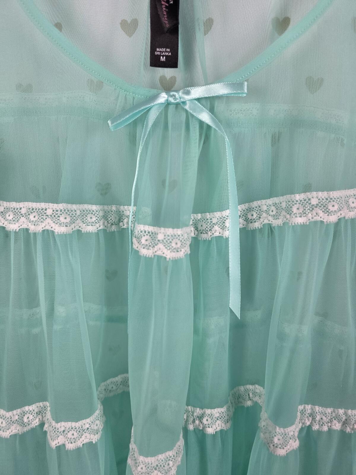 Victorias Secret SABRINA CARPENTER BABYDOLL Sexy Little Things Nightie Dress MED