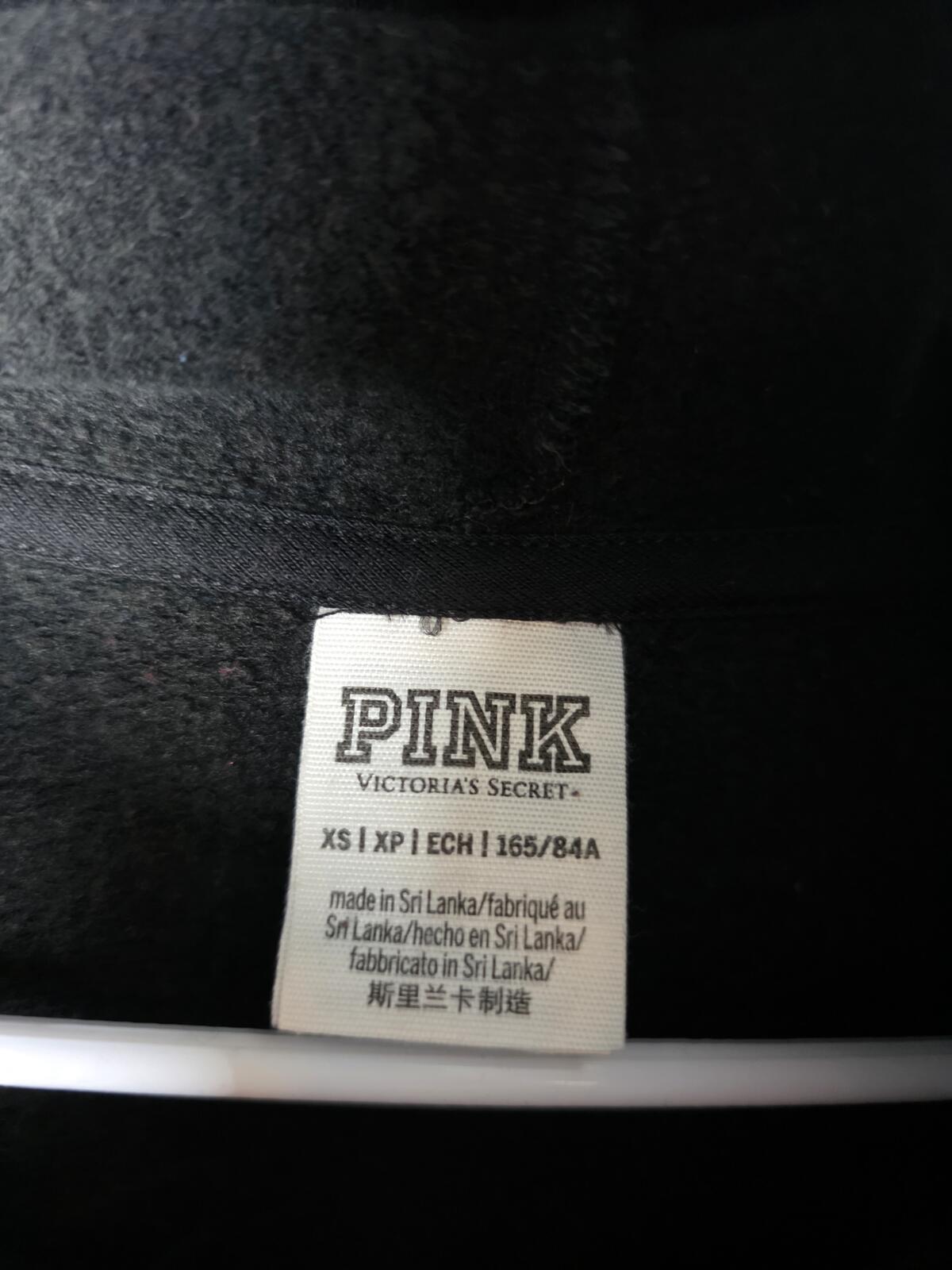 Victorias Secret Pink RAINBOW Gradient Logo SET 2pc Hoodie Sweats XS Sweatpants