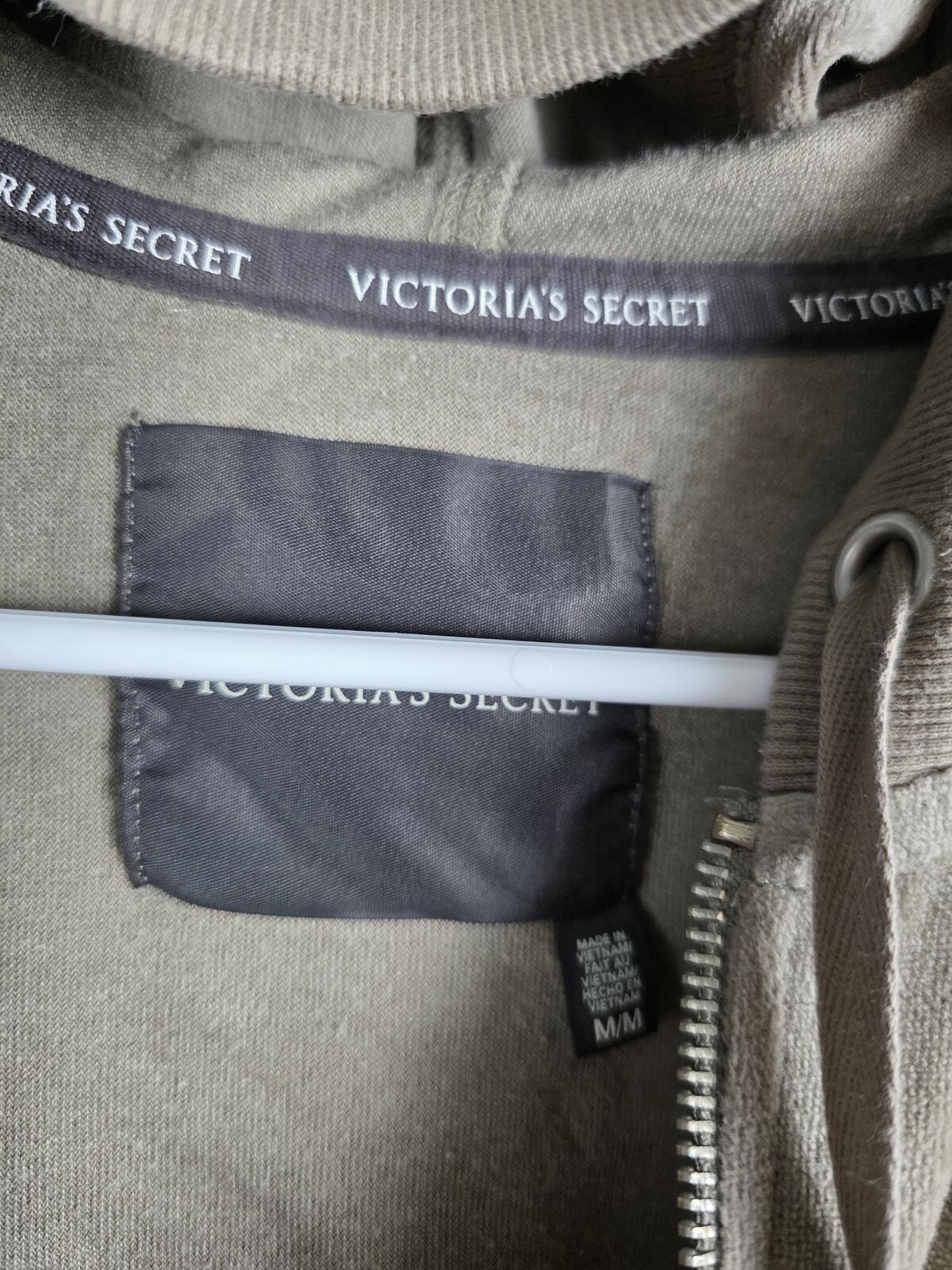 Victorias Secret WINGS VELOUR Hoodie Jacket Full Zip MEDIUM