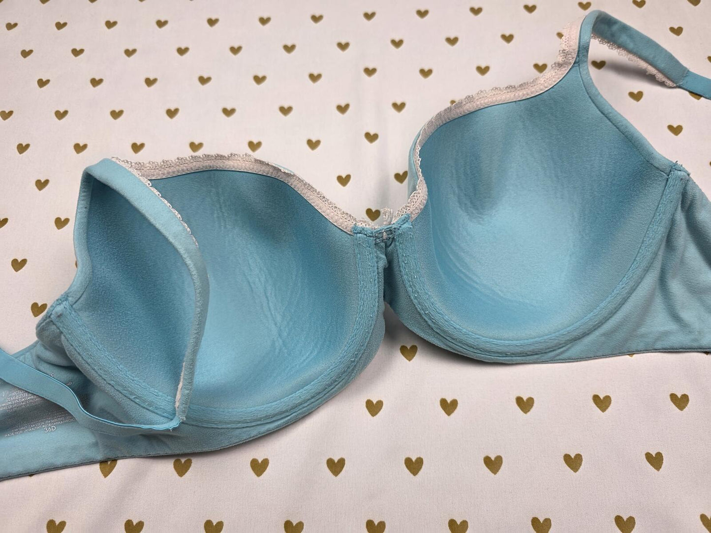 Victoria's Secret Body By victoria LINED DEMI Balconette Bra 36D