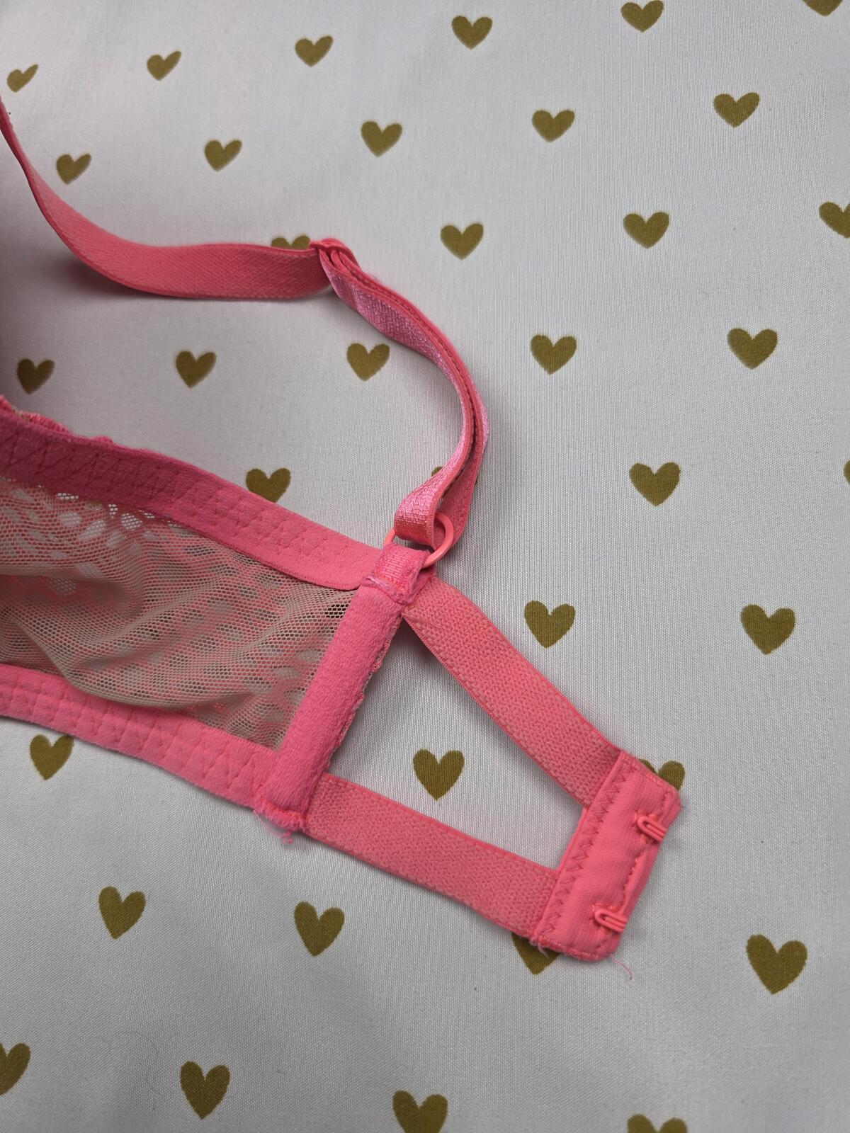 Victorias Secret BOMBSHELL PLUNGE Neon Add 2 Sizes BRA 36D Mesh