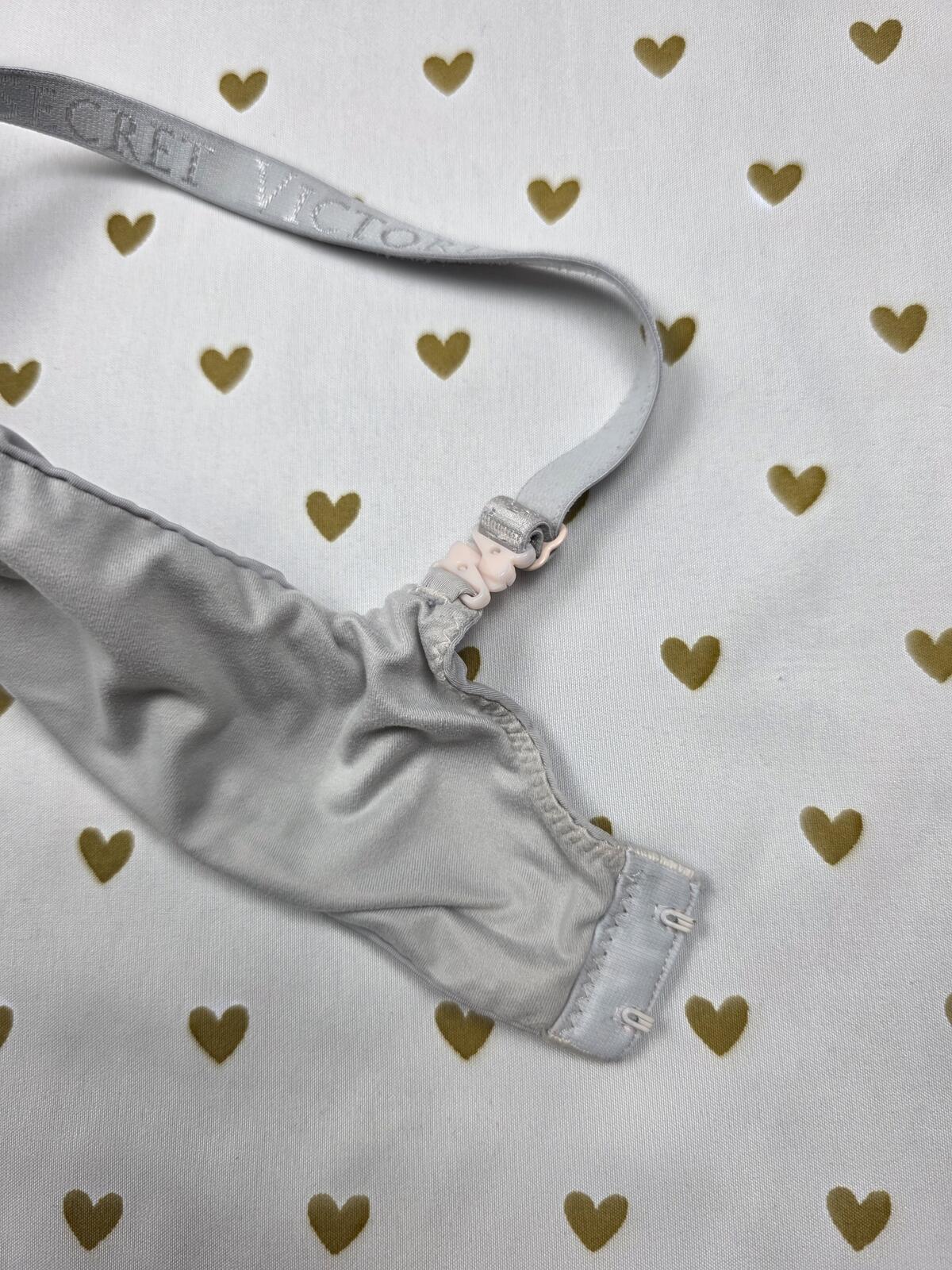 Victoria's Secret BODY BY VICTORIA Grey Lined Perfect Coverage Bra 38C
