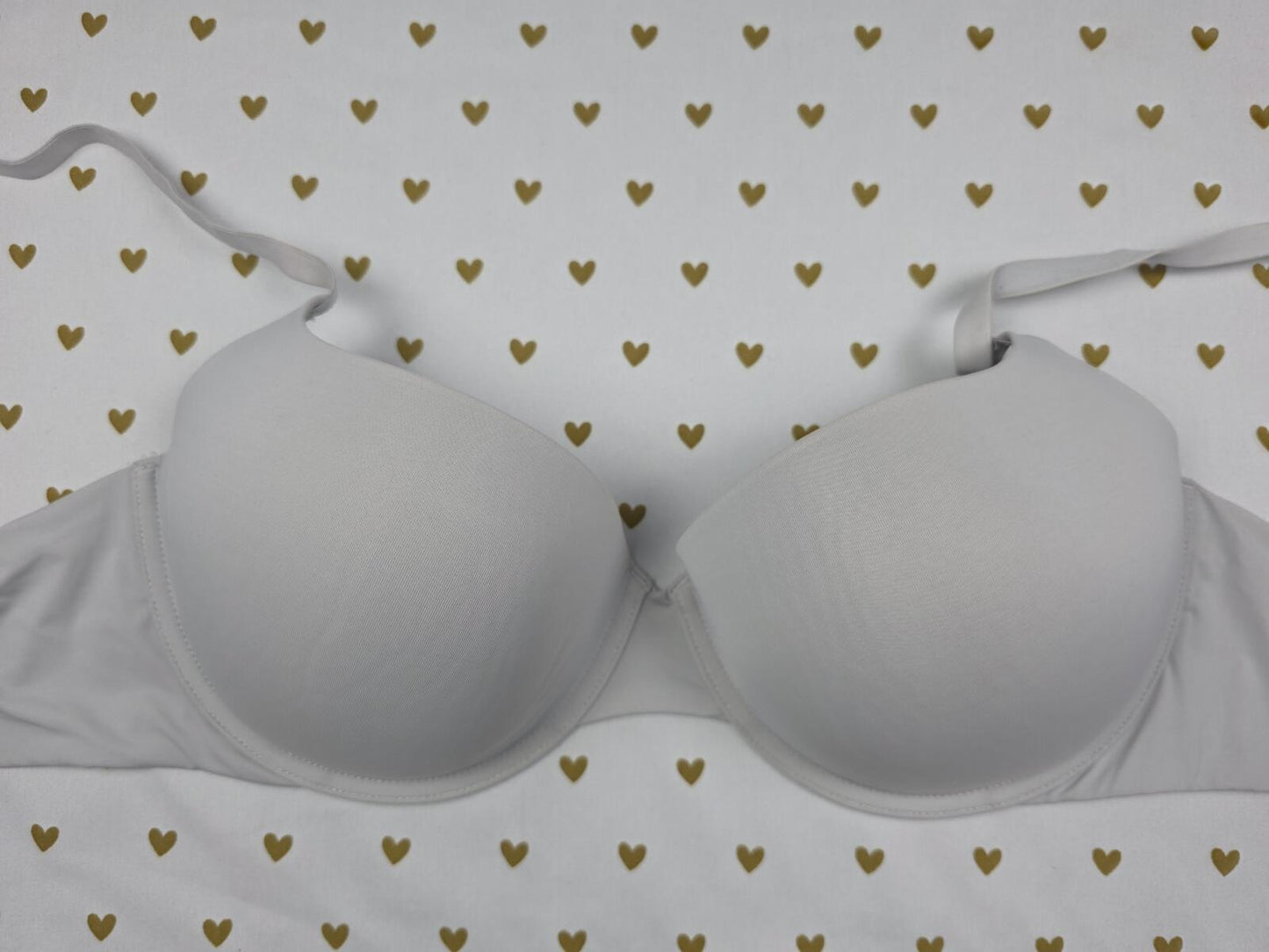 Victorias Secret Soft Satin Lined Demi Balconette Bra 38DD