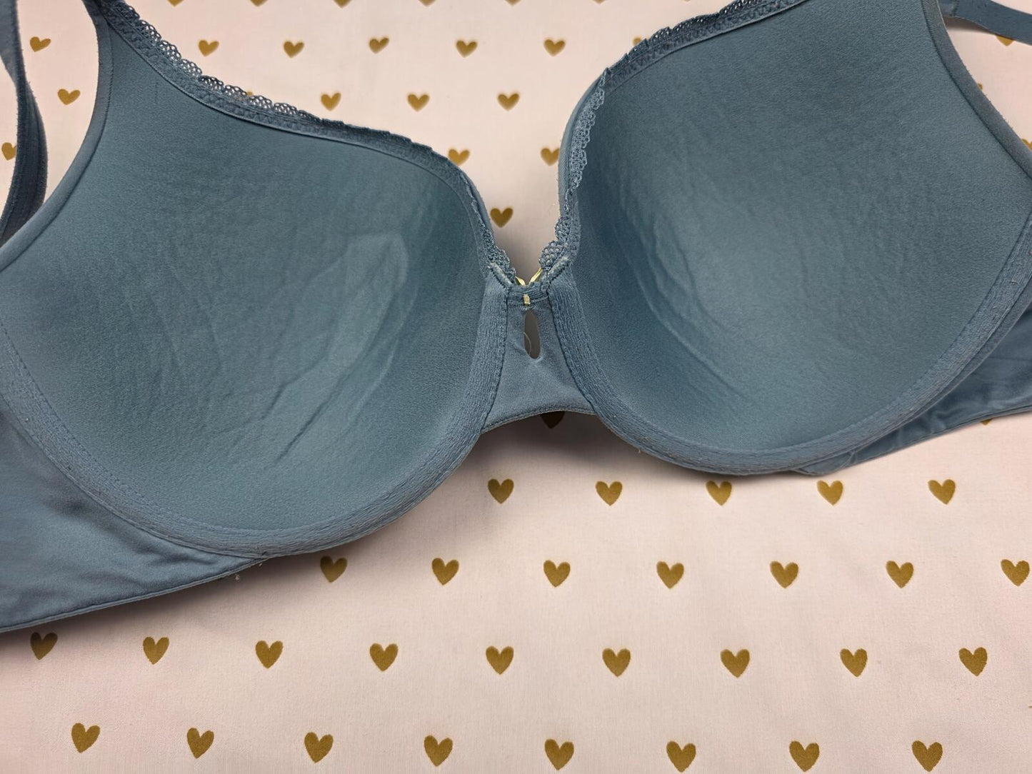 Victorias Secret Blue Perfect Shape Bra 36D