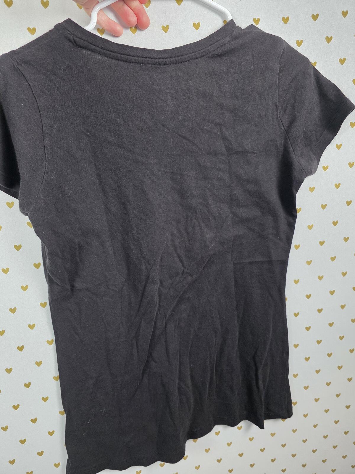 Victorias Secret Glitter Heart BOMBSHELL Black XL Tee Shirt