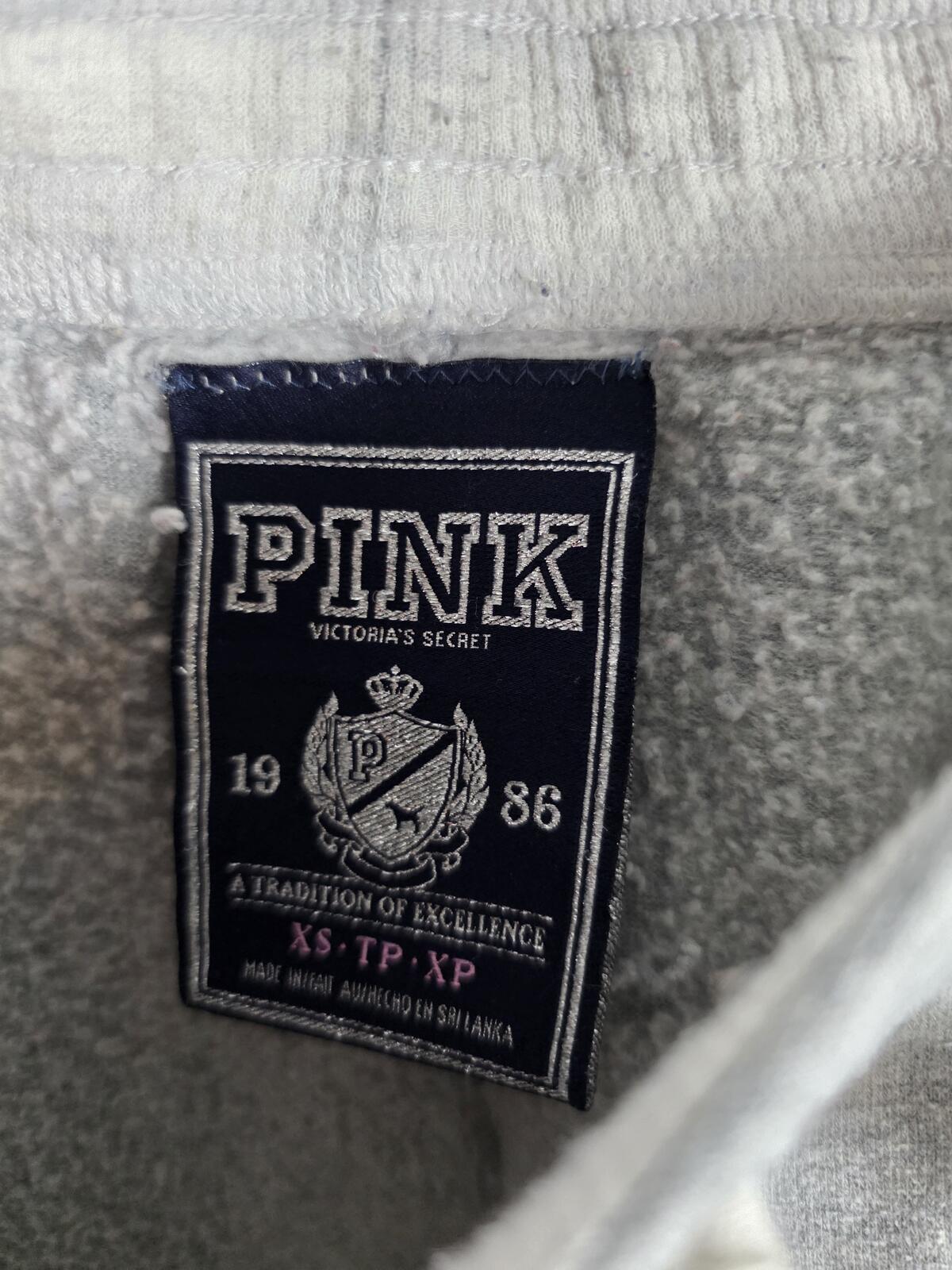 Victorias Secret PINK VINTAGE y2k Sweats Sweatpants LOVE Embroidered XS