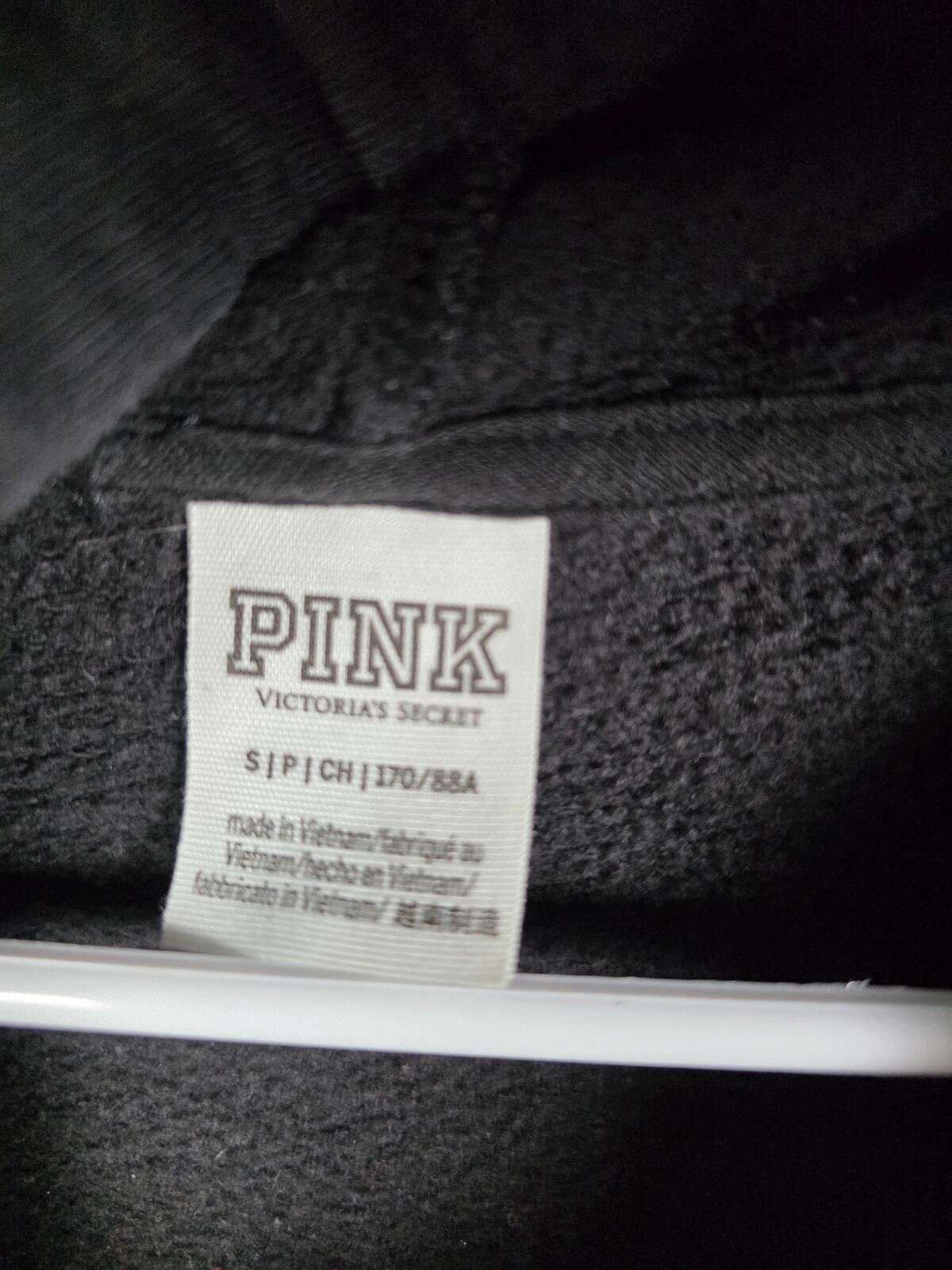 Victorias Secret Pink RAINBOW LOGO SET outfit Pullover Sweater Sweats 2pc SMALL