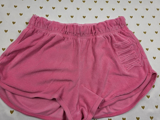 Victorias Secret PINK Velour Comfy Sweat shorts SMALL
