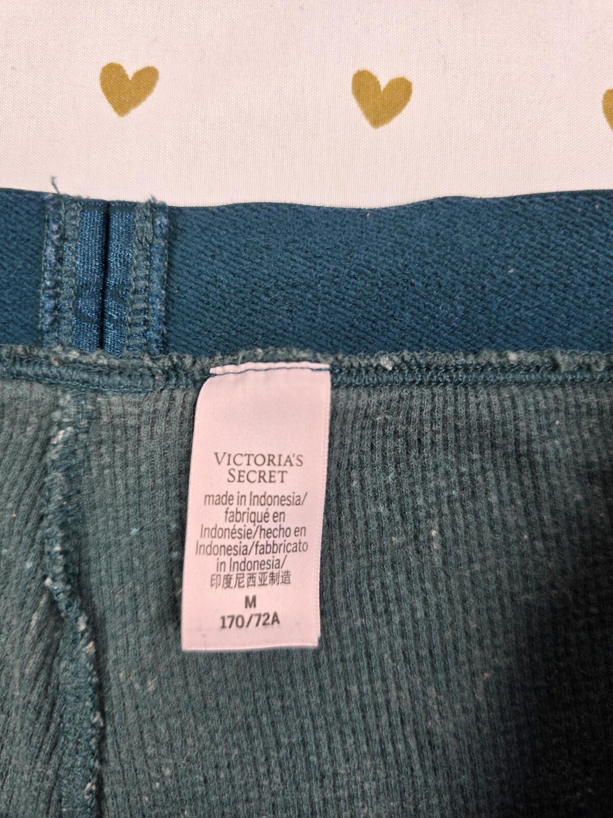 Victorias Secret Waffle Knit medium Sleep Shorts Boxers Pajama Bottoms