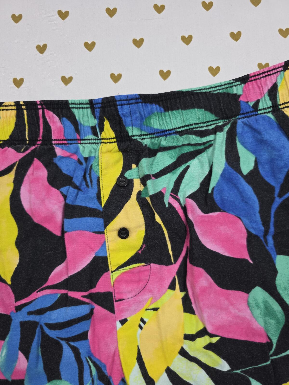 Victorias Secret PINK Bright Floral SMALL Sleep Shorts Boxers Pajama Bottoms