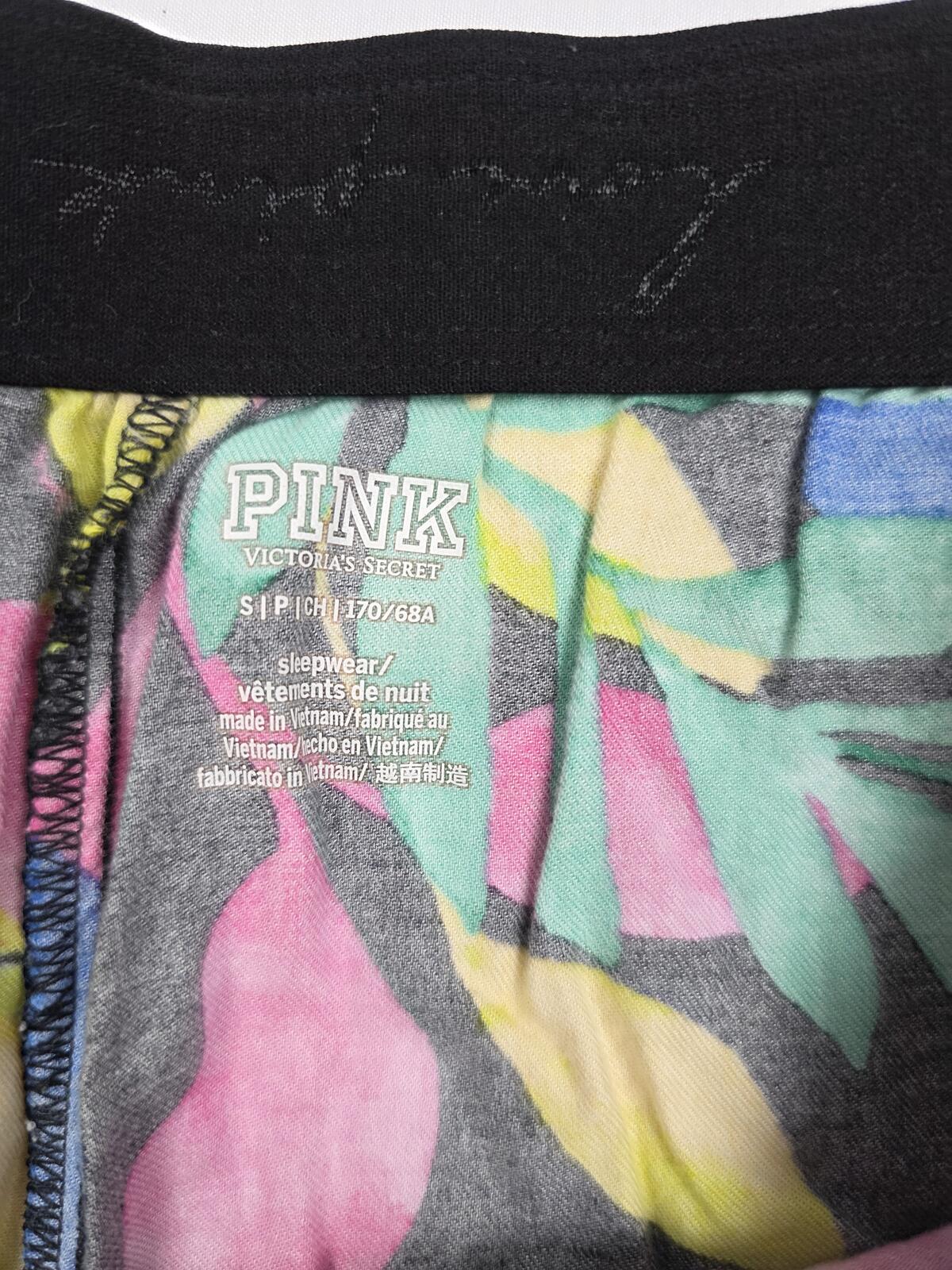 Victorias Secret PINK Bright Floral SMALL Sleep Shorts Boxers Pajama Bottoms