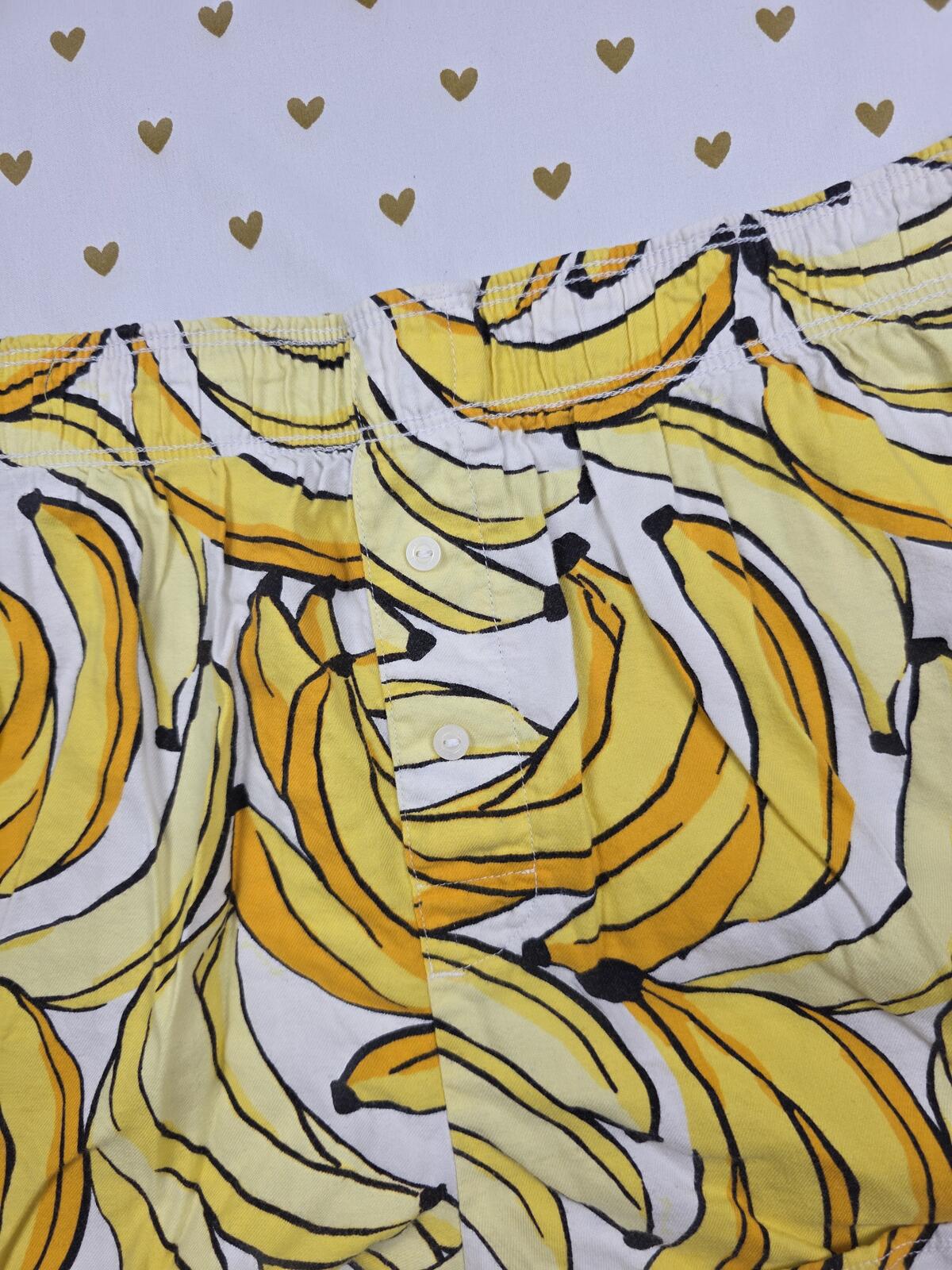 Victorias Secret PINK BANANAS LARGE Sleep Shorts Boxers Pajama Bottoms