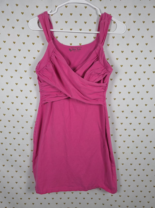 Victorias Secret Vintage BRA TOPS Dress Pink MEDIUM Tank