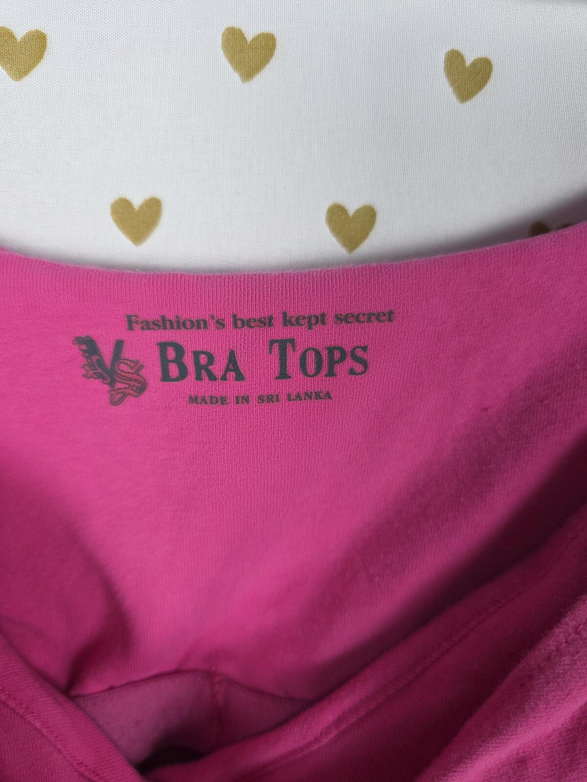 Victorias Secret Vintage BRA TOPS Dress Pink MEDIUM Tank